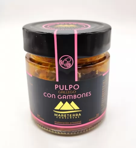 Pulpo con gambones