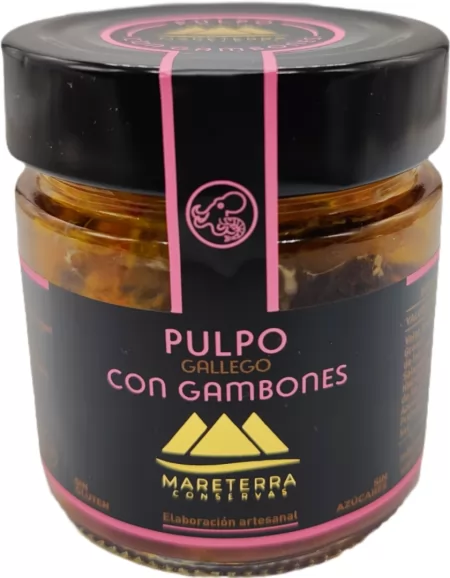 Pulpo con gambones