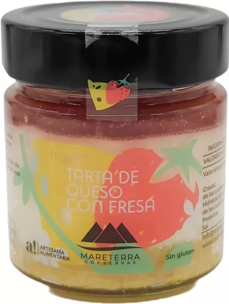 Tarta de queso con fresa